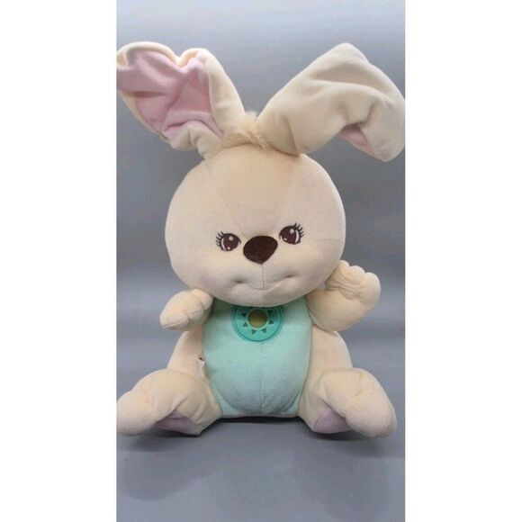 🦄Fisher-Price  Peaceful Planet  Baby Soothing Sounds Rabbit'1998 12" Plush - Picture 1 of 6